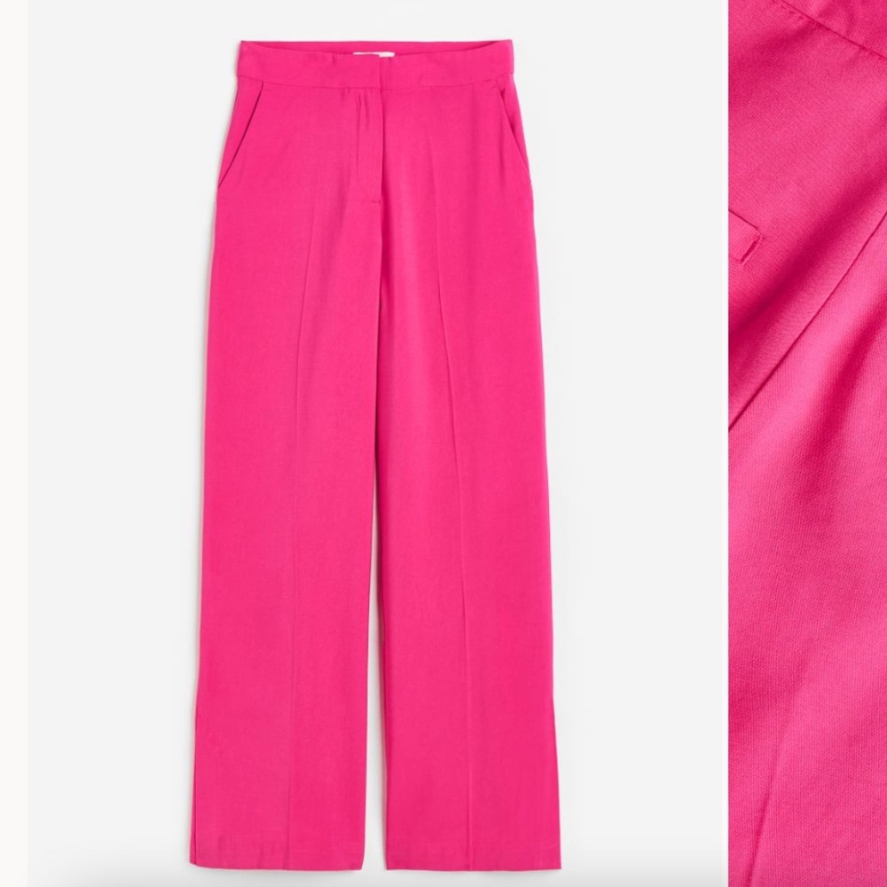 Slit-hem Pants